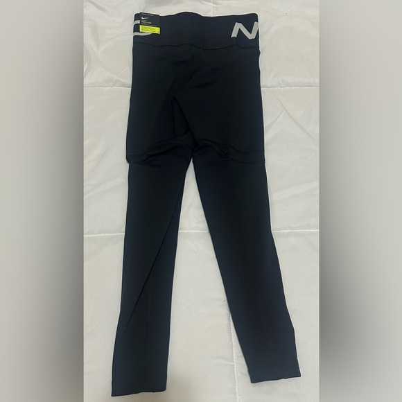 New NIKE PRO LUXE 7/8 Leggings - STEALTH EVAPORATION FABRIC HIGH RISE Size Small - Picture 6 of 7
